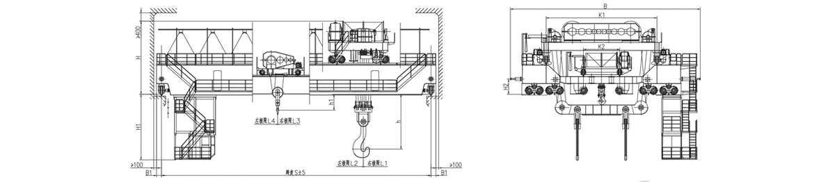 double beam overhead crane