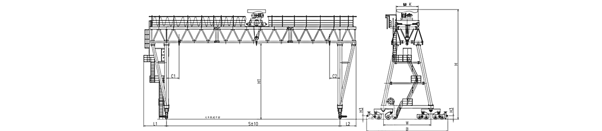 truss type gantry crane