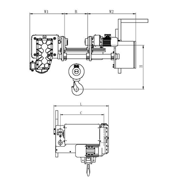 BNR explosion proof electric hoist​