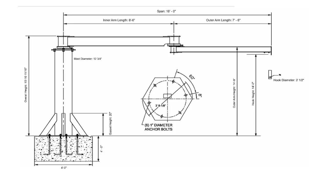 Articulating Jib Crane