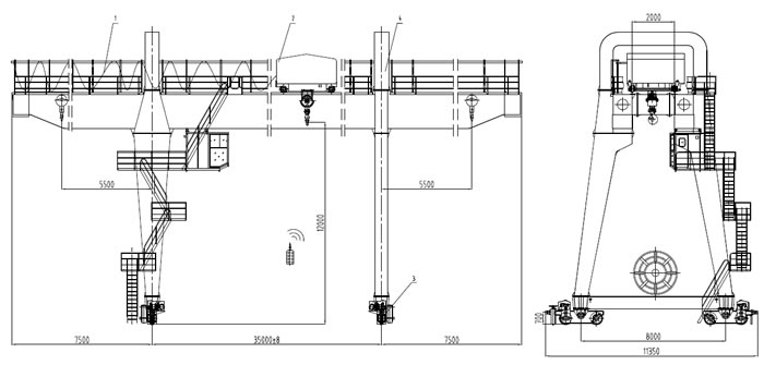 Double Girder Gantry Crane Design