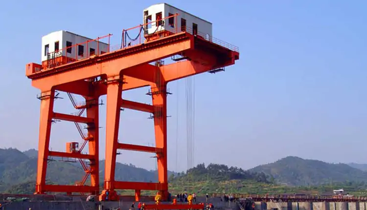 Hydropower station gantry crane