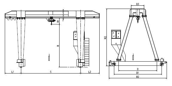 single girder gantry crane design